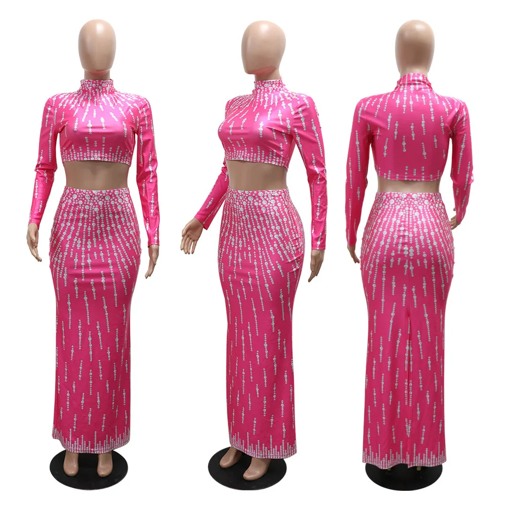 Women Set Street long sleeve P - Crop Top Crochet recension och pris