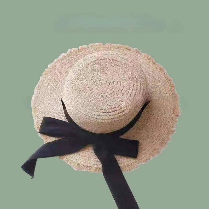 Japanese Cute Raffia Woven Sun - Hat Floppy Wide recension och pris