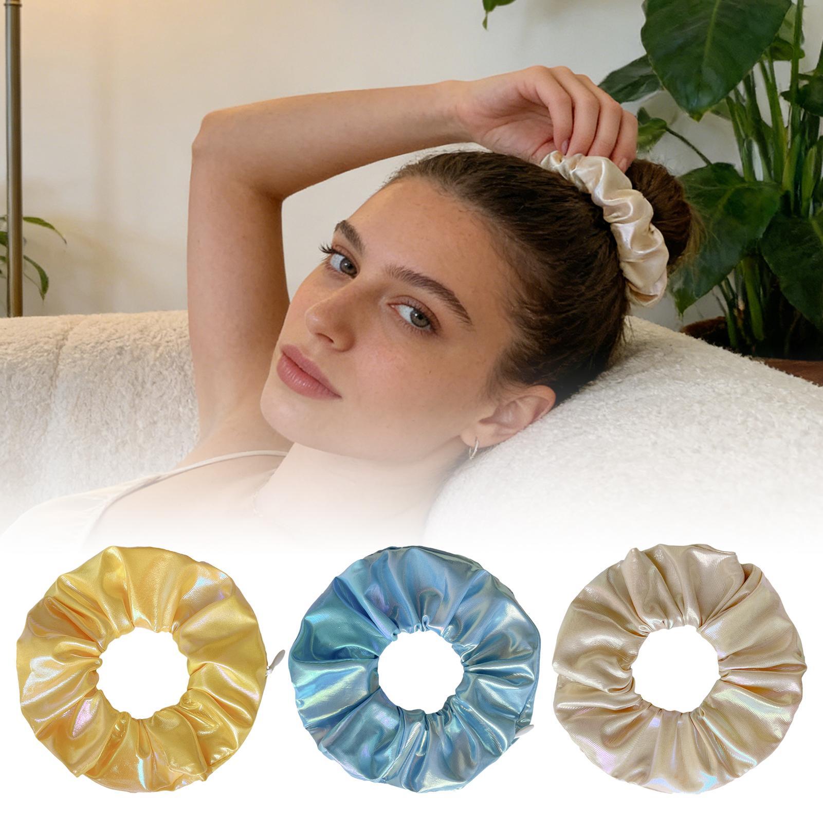 Soft Hair Scrunchies with Zipp - Headband Summer Knit recension och pris