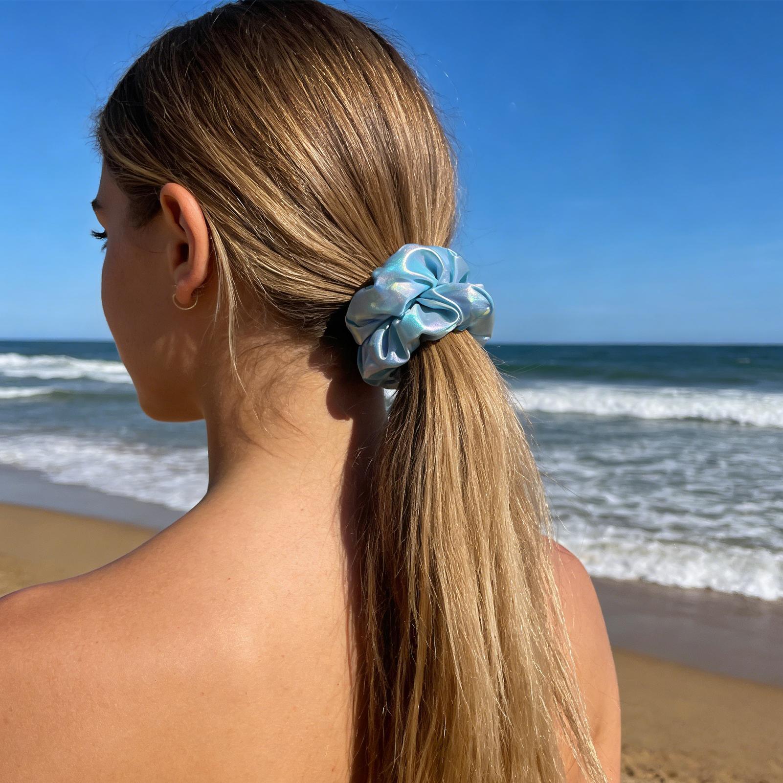 Soft Hair Scrunchies with Zipp - Headband Summer Knit recension och pris