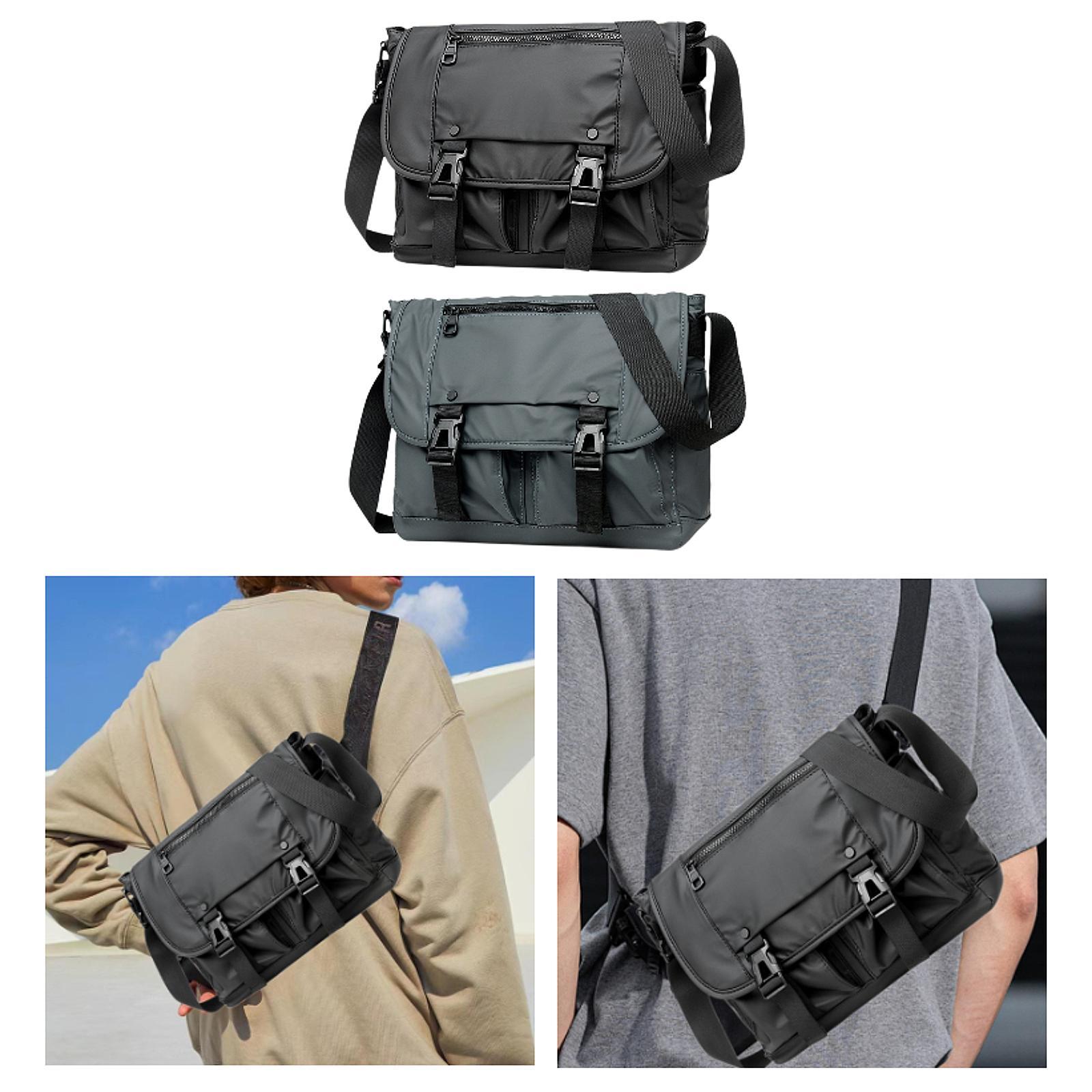 Messenger Bag Multilayer Pocke - Tote Bag Beach recension och pris