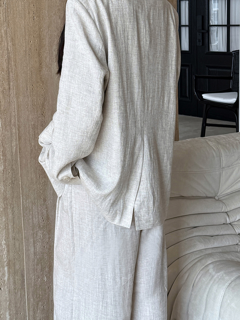 Autumn Hig-end Linen Material  - Linen Pant Wide recension och pris