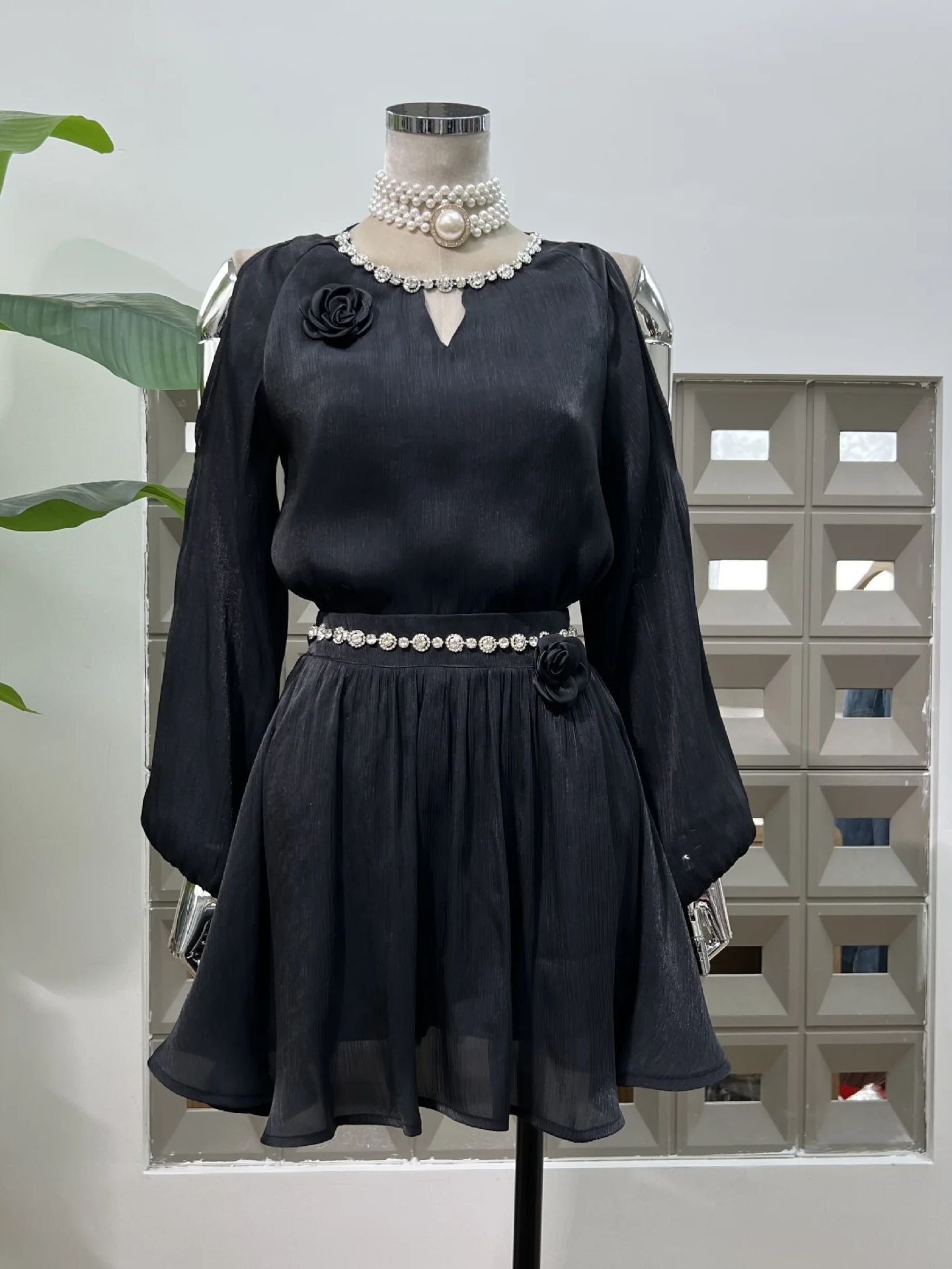 Women Two-Piece Dresses Off-Sh - Blouse Off Shoulder recension och pris