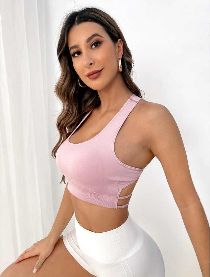 Breathable Sports Bra Fitness  - Crop Top Crochet recension och pris