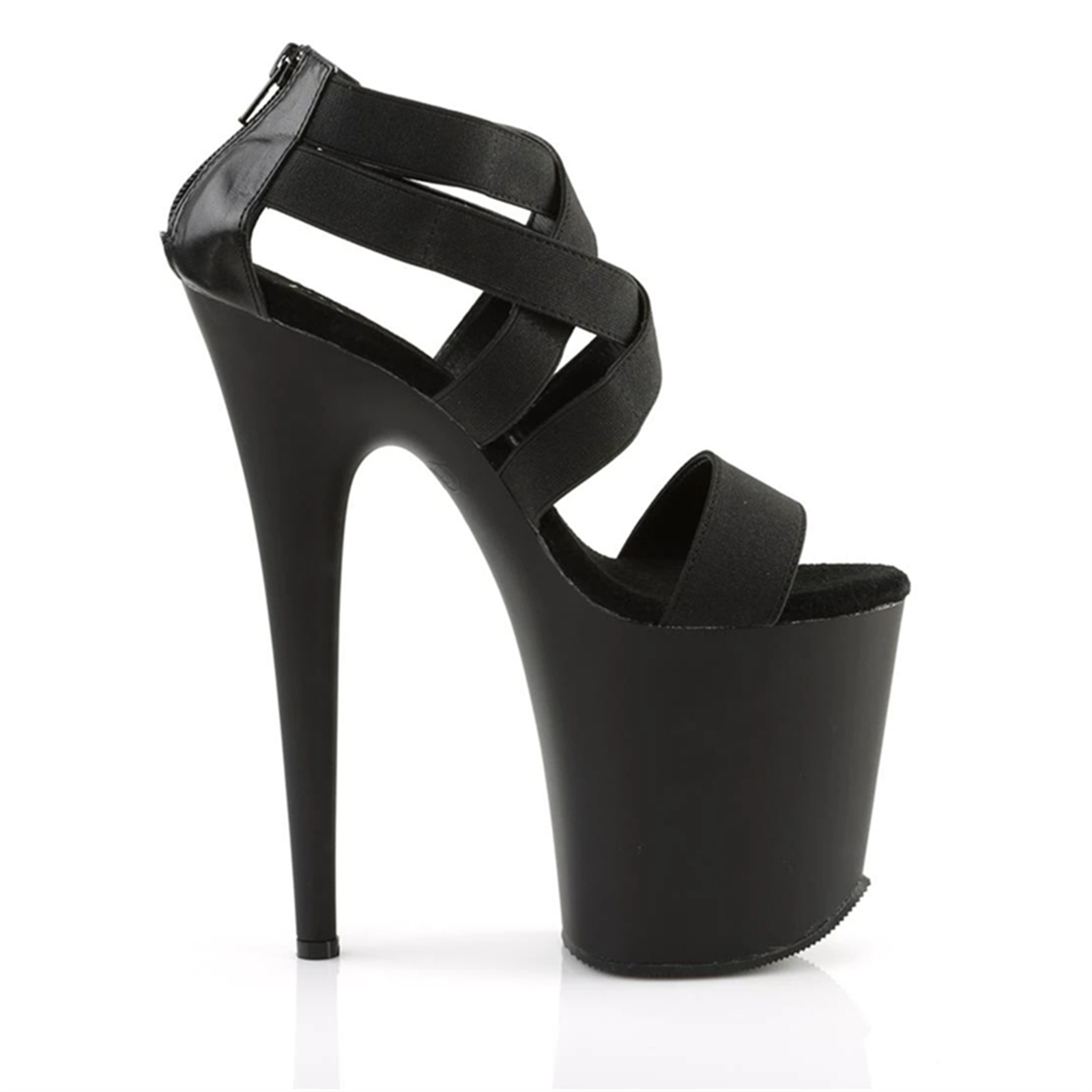 Sexy Black Strappy Sandals | 2 - Sandal Strappy Heeled recension och pris